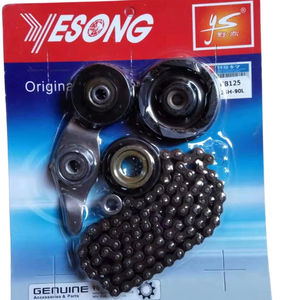 Bonne qualité rouleau de guidage de moto pompe à huile roue de guidage en caoutchouc roue à trois voies et rouleau de chaîne 25H pour honda <span class=keywords><strong>KYY</strong></span> CB125 - Product Image 2