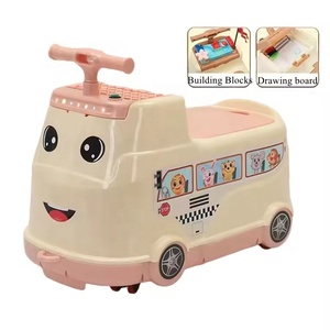 Nuova progettazione di plastica Multi-funzionale auto giocattolo per bambini carina con luci musicali e tavolo da disegno - Product Image 2