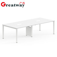 Bureaux de réunion modernes Greatway LIG-CTA-A2, garantie de sécurité, design minimaliste moderne, capacité de charge multi-personnes, bureaux de bureau modernes