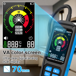 Detektor Kebocoran <span class=keywords><strong>Gas</strong></span> Mestek New CGD05, Analisa <span class=keywords><strong>Gas</strong></span> Mudah Terbakar Portabel dengan Probe Logam Fleksibel, Mendukung ODM & OBM Khusus - Product Image 3