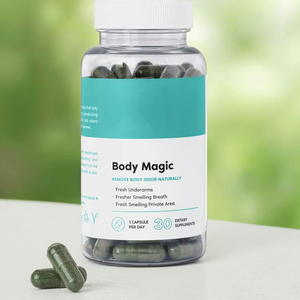 Capsules de chlorophylle pour le corps, 30 unités, compléments alimentaires à base de plantes pour adultes, pour une haleine fraîche et désodorisante - Product Image 3