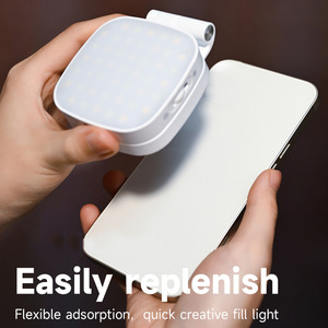 M27 điền vào ánh sáng mini xách tay từ tính <span class=keywords><strong>LED</strong></span> Pocket điền ánh sáng điện thoại chủ Gương cho điện thoại di động Selfie video trực tiếp - Product Image 3