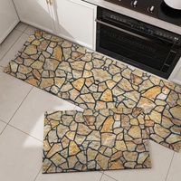 Tapis en terre de diatomée tissé moderne à séchage rapide pour évier de cuisine, buanderie, salle de bain – Antidérapant, en tissu doux, lavable, écologique