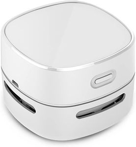 Mini Aspiradora de Escritorio Recargable por USB, Inalámbrica, Giratoria 360°, para Limpiar Pelusas y Cabellos - Product Image 1