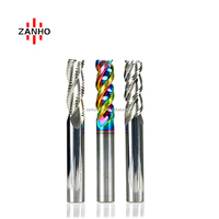 ZANHO Fraise à dégrossir en carbure à 3 cannelures et 35° d'hélice haute performance pour cuivre/aluminium/plastique/matériaux composites DLC OEM/ODM