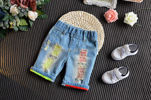 Último diseñador de verano de los niños pantalones <span class=keywords><strong>vaqueros</strong></span> de los niños patrones - Product Image 3