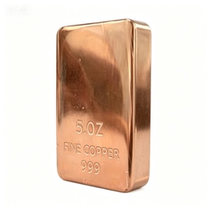 New 5OZ Pure 999 Non-Alloy Square Copper Ingot Model C10100 TG for Industrial Use - Product Image 3