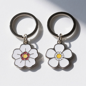 <b>Custom</b> Printed Metal Enamel <b>Keychains</b> with Clear Dome for Photographic Detail - Product Image 5