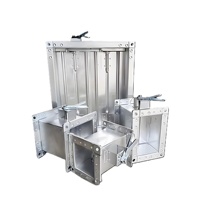 Ventes directes d'usine conduit CVC amortisseur manuel alimentation en air frais amortisseur d'air système de contrôle manuel du débit d'air