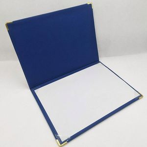 Custom <b>A4</b> A5 Size Hardcover Document Pu <b>Leather</b> File Organizer <b>Folder</b> - Product Image 2