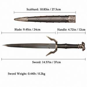 Populaire 37cm 0.2kg le Witchers Geralt Aerondight Lady of Lake <span class=keywords><strong>Sword</strong></span> pour la collection Cosplay - Product Image 3