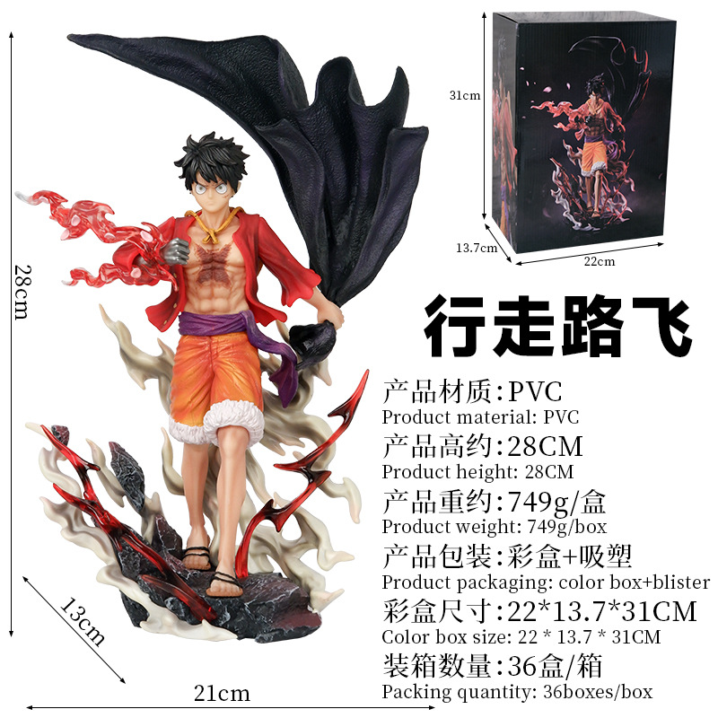ONE PIECE - Monkey D. Luffy Action Figure 15cm NEW - Figure PVC