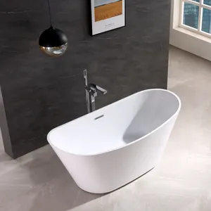 Freistehende billige Badewanne im europäischen Stil Badewanne für handgemachte freistehende moderne ovale Mitte kleine tiefe Badewanne