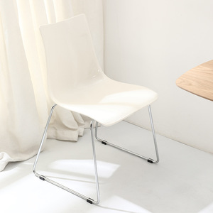Transparent Acrylic Dining Chair With <b>Backrest</b> Modern Minimalist Design For Home Kitchen Adult Use - Product Image 3