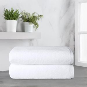 Wholesale 100% <strong>Cotton</strong> 500gsm Highly Water Absorbent <strong>White</strong> <strong>Towels</strong> for Hotel Use - Product Image 1