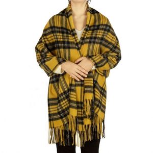 Écharpe en cachemire de couleur unie pour femme, prix OEM abordable, collection automne-hiver - Product Image 6