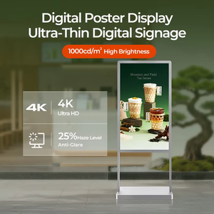 Écran tactile 4K sur pied LCD OEM ODM pour affichage numérique anti-reflet et menu interactif - Product Image 3