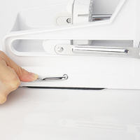 Keuken Gadgets RVS Handmatige 2-Blads Smile Mom Ui, Wortel, Aardappel Snijder/Schaaf/Snijder Fruit & Groente Gereedschap