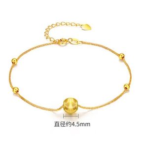 Xinfly Jewelry Female Engagement Wedding Luxury 3D Pure 18K <b>Solid</b> Gold Bead Au750 Real Women Ladies Chain Chopin <b>Bracelet</b> - Product Image 2