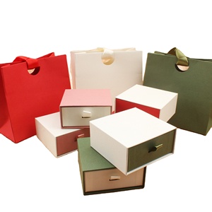 Caja de Cartón con Cajón Deslizable <span class=keywords><strong>para</strong></span> Joyería, Anillos, Aretes y Pulseras, con Opciones de Color y Logotipo Personalizado, Diseño Moderno <span class=keywords><strong>para</strong></span> Venta al por Menor - Product Image 1