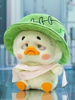 Nouvelle série de peluches originales Upset Duck Colorful Player Duck en boîte mystère, cadeaux, jouets tendance, poupée en peluche tendance