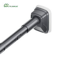 YIJIALE Aste per Tende in Acciaio al Carbonio con Blocco Rapido, Capacità 800K, 39.4-66.9 Pollici, Montaggio Senza Foratura per Finestre da Ufficio