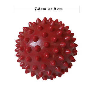 Haute densité noir 7.5cm 9cm Fitness main pied se détendre perdre du Muscle rigide PVC Spiky balle de Massage - Product Image 4