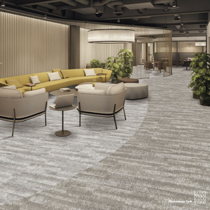 Dalles de moquette commerciales pour cinéma, salle de cinéma, hôtel, ignifuges, résistantes aux taches, avec support - Product Image 3