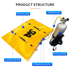 Sistema flotante inflable para levantar la bolsa <span class=keywords><strong>de</strong></span> salvamento <span class=keywords><strong>de</strong></span> flotabilidad para objetos pesados, <span class=keywords><strong>rescate</strong></span> <span class=keywords><strong>de</strong></span> agua <span class=keywords><strong>de</strong></span> emergencia subacuática, salvamento <span class=keywords><strong>de</strong></span> buceo - Product Image 4