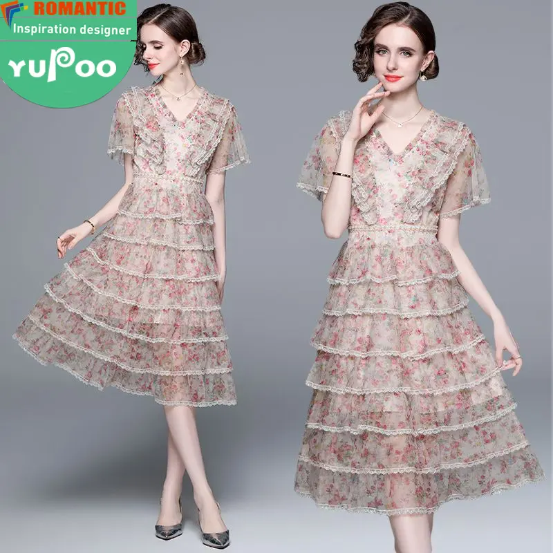 2023 lager kleider damen lady elegante kleidung abend amerikanisches vestido großhandel mode designer vintage guangzhou hersteller