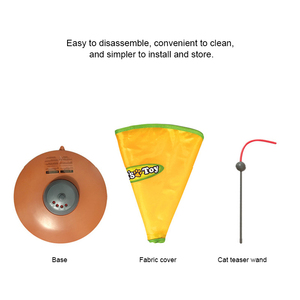 Jouets électriques intelligents et drôles pour la <span class=keywords><strong>chasse</strong></span> au chat, rotation automatique, interactif, intérieur, mouvement - Product Image 4