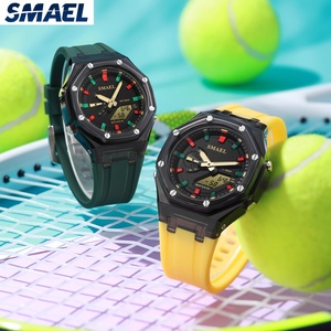 Montres-bracelets pour femmes SMAEL 8088, couleur transparente tendance, montres en plastique colorées pour filles, montres pour femmes - Product Image 1