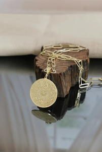 Collana Inspire Jewelry in Acciaio Inossidabile con Doppia Faccia e Scritta <span class=keywords><strong>Surah</strong></span> <span class=keywords><strong>Ikhlas</strong></span>, con Catena a Graffetta - Product Image 2