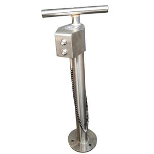<span class=keywords><strong>Pompe</strong></span> à vélo avec manomètre <span class=keywords><strong>pompe</strong></span> à air vélo plancher métallique en acier inoxydable - Product Image 2