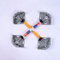Outil de positionnement multifonctionnel à fixation rapide pour le soudage de cadres photo, le travail du bois et le verre d'aquarium, avec fixation à angle droit
