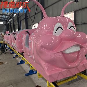 遊園地のアトラクション、格安裏庭キャタピラーワッキーワームローラーコースター販売中 - Product Image 5