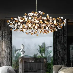 Lustres LED Rétro Cuivre Or Style Chinois Branche D'arbre <span class=keywords><strong>Suspension</strong></span> Lampes Suspendues Télécommande Milieu Salon <span class=keywords><strong>Salle</strong></span> <span class=keywords><strong>À</strong></span> <span class=keywords><strong>Manger</strong></span> - Product Image 4