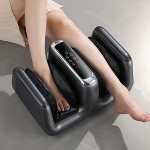 Masseur chauffant pour jambes et pieds, pétrissage <span class=keywords><strong>profond</strong></span>, pression par airbag, housse en <span class=keywords><strong>tissu</strong></span> amovible et lavable - Product Image 1