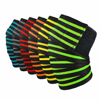 2026 Genouillères de compression épaisses de haute qualité, réglables, pour haltérophilie, musculation, gym et squat, avec protection par sublimation