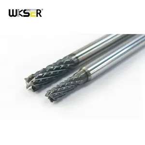 Can be customized various sizes High Quality Corn Teeth End Mill Solid Carbide Milling Cutter