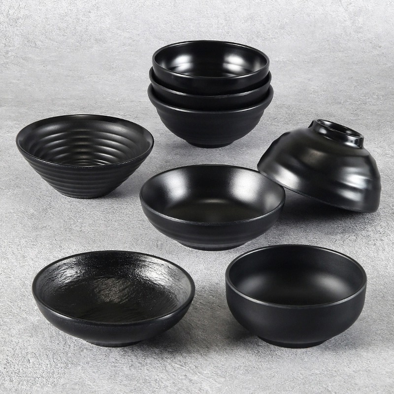 black unbreakable bowls