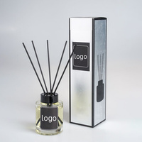 Bouteilles en verre vides de luxe pour diffuseurs à bâtonnets avec couvercles, emballage personnalisé pour parfums, faible MOQ, nouveau design