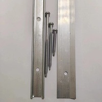 Barres de fixation en aluminium de style industriel WENRUN 2025, haute résistance, résistantes à l'eau, feuilles de PVC pour toiture, norme FM/EN 5+