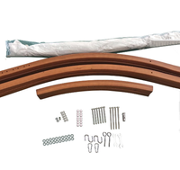 Support de hamac en bois de haute qualité pour extérieur et intérieur Support de hamac large à arc incurvé en bois