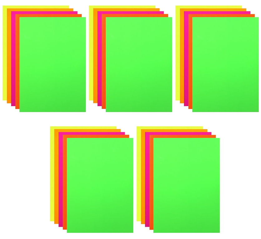 Craft Fluorescent Neon Color Crepe Paper for Wrapping and Handmade Fluorescent Paper