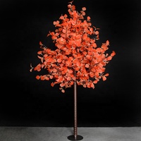 Vente chaude usine : Décoration paysagère extérieure pour jardin, mariage, Noël – Feuilles artificielles roses de 3 m, éclairées par LED, indice IP65
