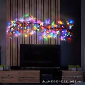 Lámpara <span class=keywords><strong>de</strong></span> Rama <span class=keywords><strong>de</strong></span> Árbol <span class=keywords><strong>con</strong></span> Bolas <span class=keywords><strong>de</strong></span> PVC LED WH, Modelo A211, 72/144 <span class=keywords><strong>Luces</strong></span>, Impermeable, Decoración Navideña para Sala <span class=keywords><strong>de</strong></span> Estar <span class=keywords><strong>y</strong></span> Dormitorio, Venta al Por Mayor - Product Image 4