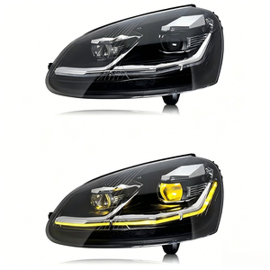 Nouvel ensemble de phares <span class=keywords><strong>LED</strong></span> 12V en gros 6000K avec DRL et clignotants améliorés pour VW <span class=keywords><strong>Golf</strong></span> 5 2006-2010 Ajustement parfait - Product Image 2
