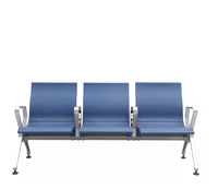 Chaise d'attente multifonctionnelle en métal pour hôpital, aéroport, extérieur, avec prise USB et prise électrique