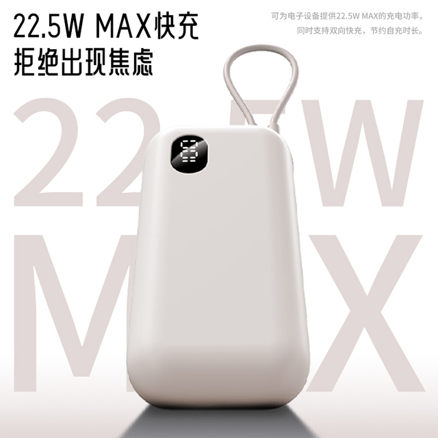 Power Bank 10000mah Power Bank with Charger Cable